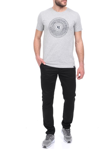GARCIA JEANS-Ανδρικό t-shirt GARCIA JEANS γκρι