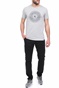 GARCIA JEANS-Ανδρικό t-shirt GARCIA JEANS γκρι