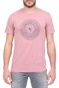 GARCIA JEANS-Ανδρικό t-shirt GARCIA JEANS μοβ