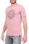 GARCIA JEANS-Ανδρικό t-shirt GARCIA JEANS μοβ