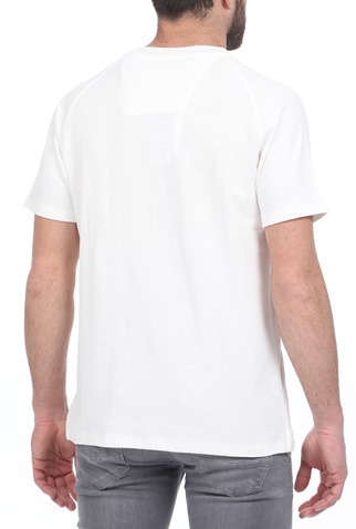 GARCIA JEANS-Ανδρικό t-shirt GARCIA JEANS λευκό