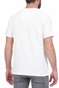 GARCIA JEANS-Ανδρικό t-shirt GARCIA JEANS λευκό