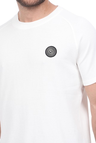 GARCIA JEANS-Ανδρικό t-shirt GARCIA JEANS λευκό
