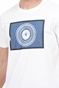 GARCIA JEANS-Ανδρικό t-shirt GARCIA JEANS λευκό