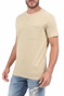 GARCIA JEANS-Ανδρικό t-shirt GARCIA JEANS πορτοκαλί γκρι