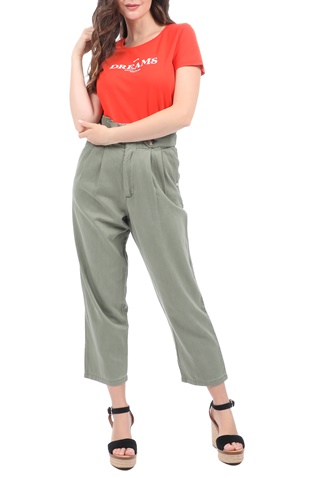 GARCIA JEANS-Γυναικείο t-shirt GARCIA JEANS πορτοκαλί