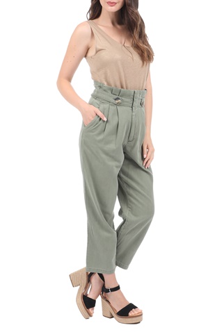 GARCIA JEANS-Γυναικεία αμάνικη μπλούζα GARCIA JEANS χρυσή
