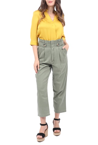 GARCIA JEANS-Γυναικεία μακρυμάνικη μπλούζα GARCIA JEANS κίτρινη