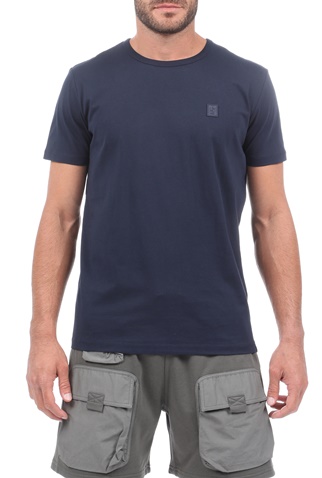 GARCIA JEANS-Ανδρικό t-shirt GARCIA JEANS μπλε