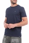 GARCIA JEANS-Ανδρικό t-shirt GARCIA JEANS μπλε