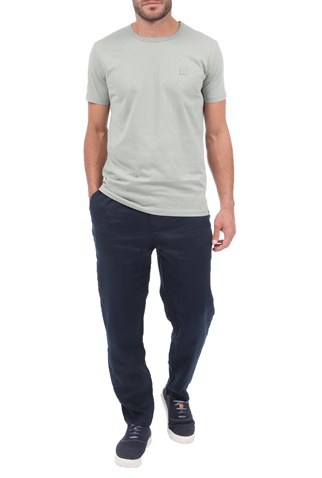 GARCIA JEANS-Ανδρικό t-shirt GARCIA JEANS χακί