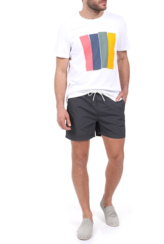 ECOALF-Ανδρικό μαγιό σορτς ECOALF NEW SHARK SWIMSUIT μαύρο