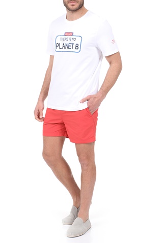 ECOALF-Ανδρικό μαγιό σορτς ECOALF NEW SHARK SWIMSUIT πορτοκαλί