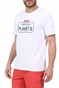 ECOALF-Ανδρικό t-shirt ECOALF ENROLL λευκό