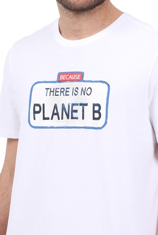 ECOALF-Ανδρικό t-shirt ECOALF ENROLL λευκό