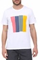 ECOALF-Ανδρικό t-shirt ECOALF MAHE λευκό