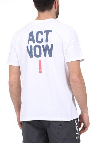 ECOALF-Ανδρικό t-shirt ECOALF MAHE λευκό
