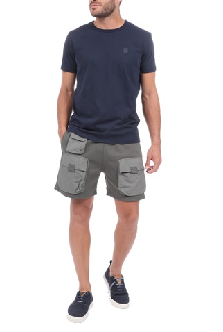 G-STAR RAW-Ανδρική βερμούδα G-STAR RAW cargo sweat γκρι