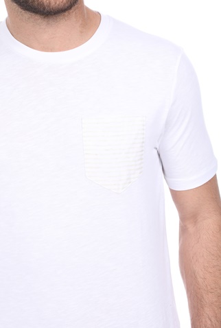 SSEINSE-Ανδρικό t-shirt GARCIA JEANS λευκό