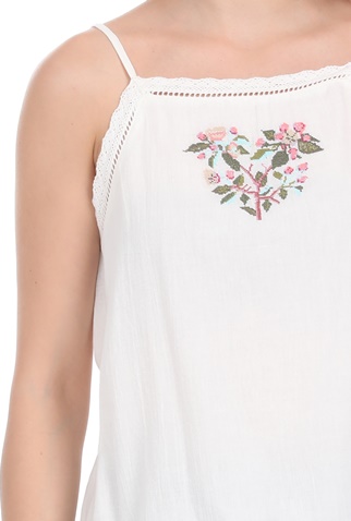 MABE-Γυναικείο τοπ MABE BIRDIE CAMI εκρού