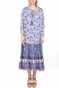 MABE-Γυναικείο boho maxi φόρεμα MABE ALMA MAXI μοβ