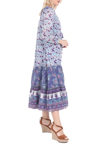 MABE-Γυναικείο boho maxi φόρεμα MABE ALMA MAXI μοβ
