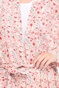 MABE-Γυναικείο μακρύ κιμονό MABE KELBY DRESSING GOWN μπεζ κόκκινο