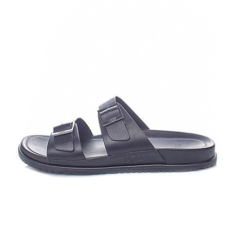 UGG-Ανδρικά σανδάλια UGG Wainscott Buckle Slide μαύρα