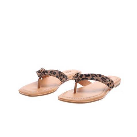 UGG-Γυναικείες σαγιονάρες UGG Tuolumne Leopard μπεζ καφέ