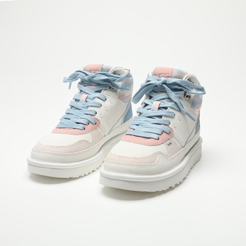 UGG-Γυναικεία παπούτσια sneakers UGG 1120000 Highland Hi Cali Colla λευκά ροζ