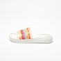 UGG-Γυναικεία slides UGG1120001 Cali Collage λευκά