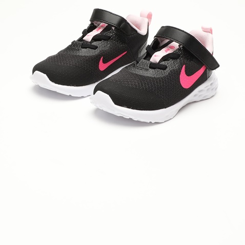 NIKE-Βρεφικά αθλητικά παπούτσια NIKE DD1094 REVOLUTION 6 NN (TDV) μαύρα ροζ
