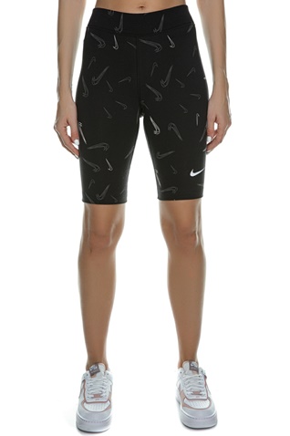 NIKE-Γυναικείο σορτς χορού NIKE W NSW SHORT AOP PRNT μαύρο