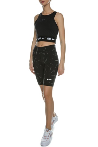 NIKE-Γυναικείο σορτς χορού NIKE W NSW SHORT AOP PRNT μαύρο