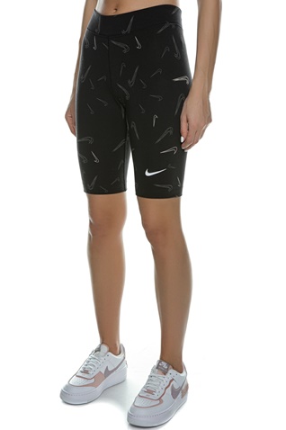 NIKE-Γυναικείο σορτς χορού NIKE W NSW SHORT AOP PRNT μαύρο