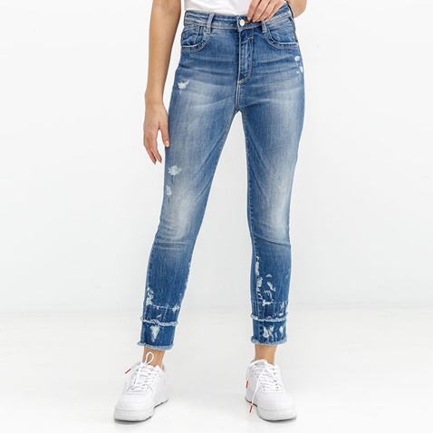 EDWARD JEANS-Γυναικείο jean παντελόνι EDWARD JEANS REMINI-NB μπλε