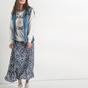 ATTRATTIVO-Γυναικείο αμάνικο denim jacket ATTRATTIVO μπλε