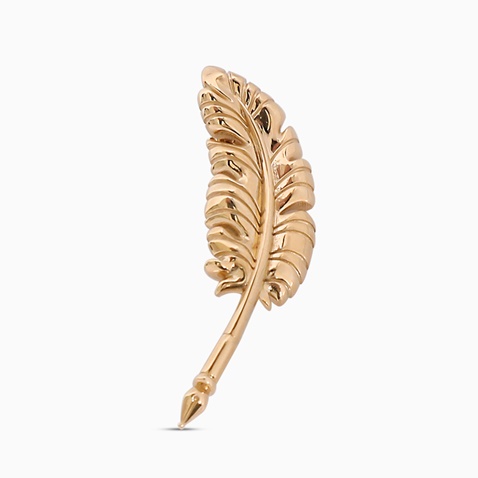 FOLLI FOLLIE-Γυναικεία καρφίτσα FOLLI FOLLIE Historia από ασήμι 925° με 18K κίτρινη επιχρύσωση