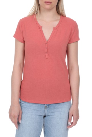 GRACE AND MILA-Γυναικεία μπλούζα GRACE AND MILA CERES TEESHIRT κόκκινο