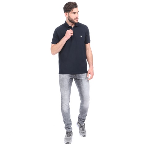 CATAMARAN SAILWEAR-Ανδρική πόλο μπλούζα CATAMARAN SAILWEAR μπλε