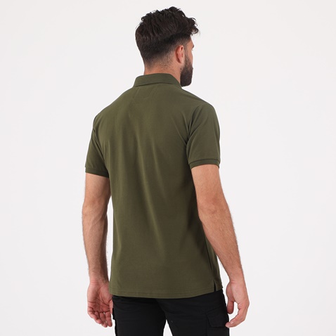 CATAMARAN SAILWEAR-Ανδρική πόλο μπλούζα CATAMARAN SAILWEAR χακί
