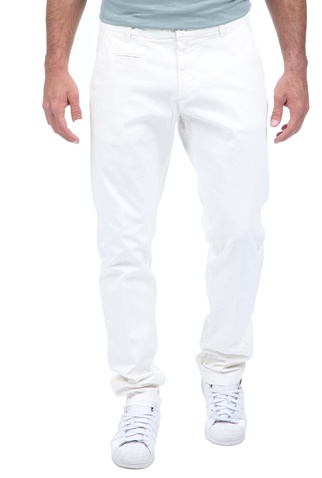 UNIFORM-Ανδρικό chino παντελόνι UNIFORM CHARLIE λευκό