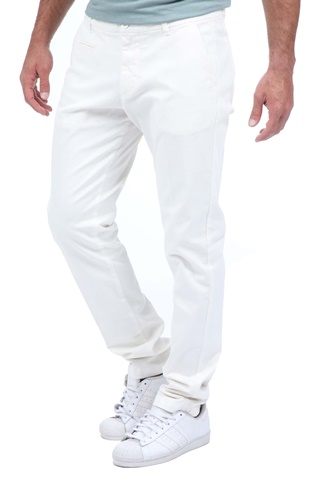 UNIFORM-Ανδρικό chino παντελόνι UNIFORM CHARLIE λευκό