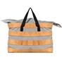 APOXYLO-Γυναικεία τσάντα θαλάσσης APOXYLO 366 SUMMER BEACH BAG εκρού μπλε