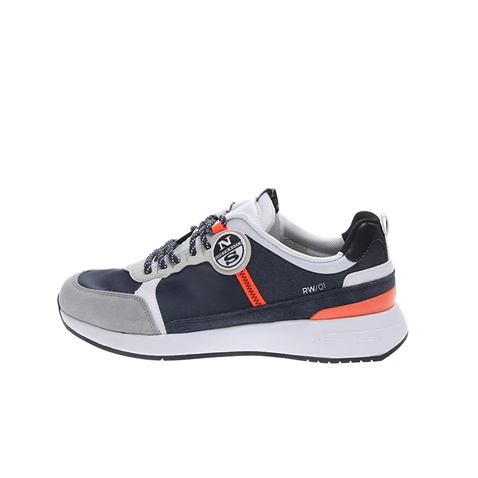 NORTH SAILS-Ανδρικά sneakers NORTH SAILS WAVE μπλε γκρι