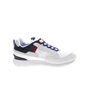 NORTH SAILS-Ανδρικά sneakers NORTH SAILS RECY εκρού μπλε κόκκινα