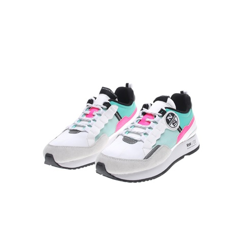 NORTH SAILS-Γυναικεία sneakers NORTH SAILS REEF λευκά μπλε ροζ