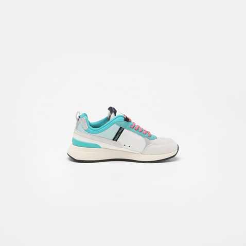 NORTH SAILS-Γυναικεία sneakers NORTH SAILS WG RW-NS-01 SWIM  λευκό πράσινο ροζ 