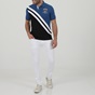 BEVERLY HILLS POLO CLUB-Ανδρική polo μπλούζα BEVERLY HILLS POLO CLUB BHP.1S2.062.027 μαύρη μπλε