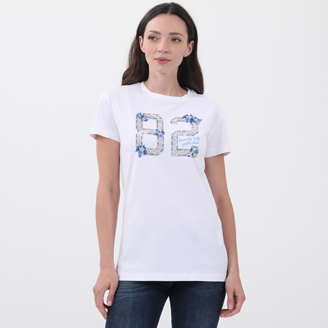 BEVERLY HILLS POLO CLUB-Γυναικείο t-shirt BEVERLY HILLS POLO CLUB λευκό